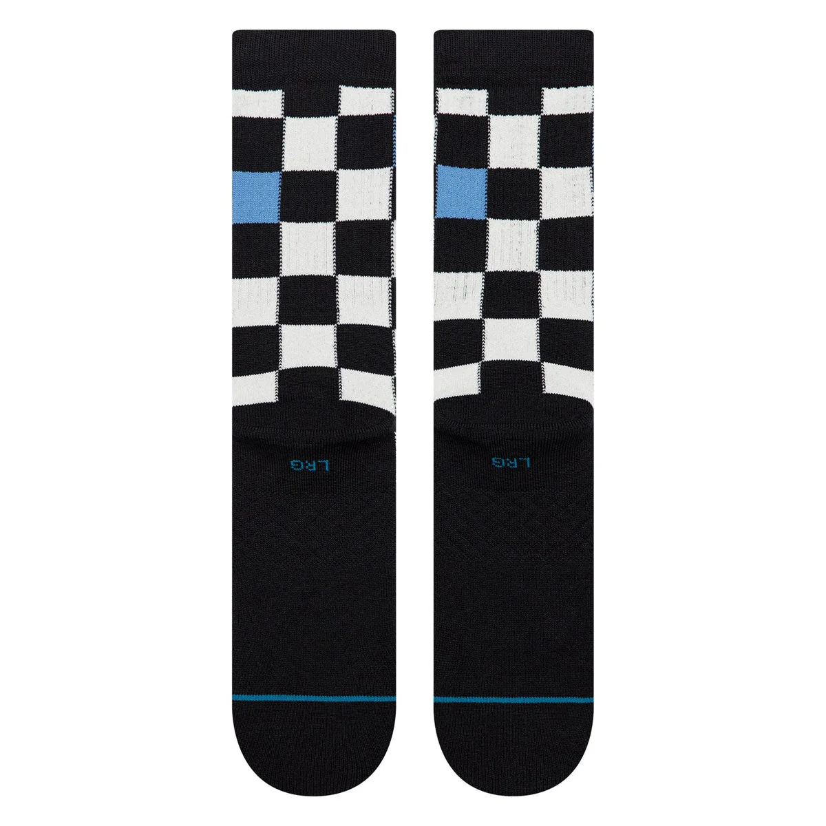 Stance Chef Check Crew Socks - Black - Image 3