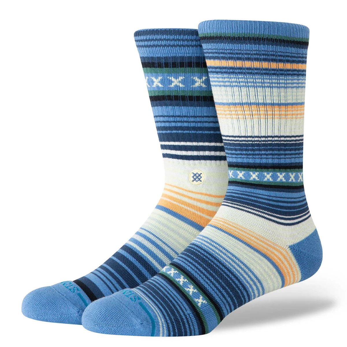 Stance Curren St Crew Socks - Capri Blue