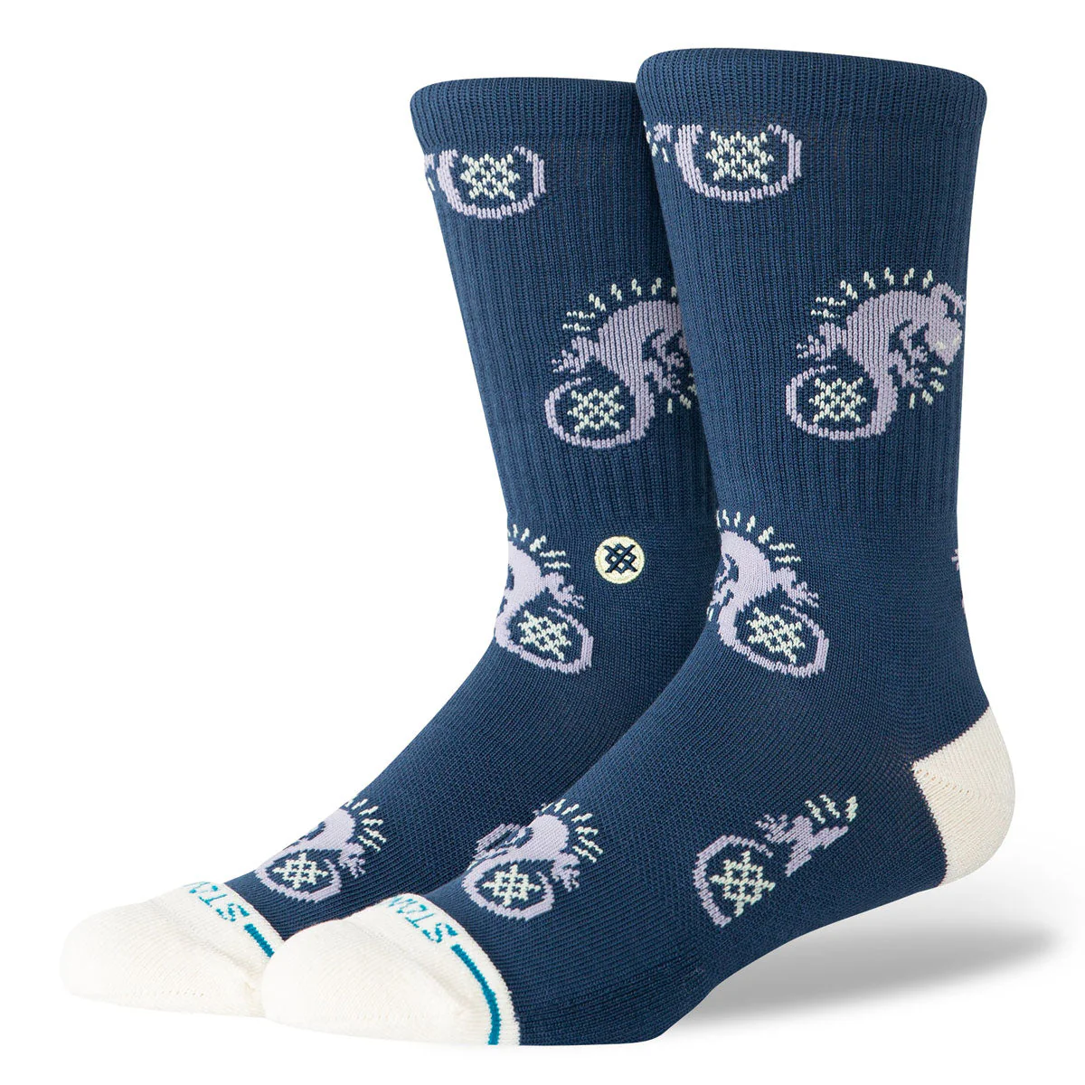 Stance Gecko Crew Socks - Purple