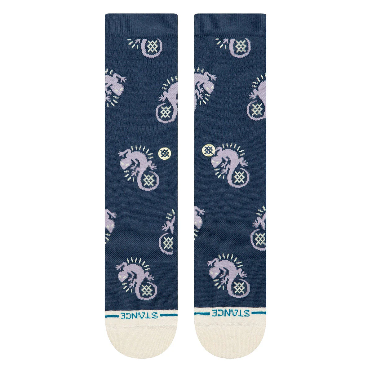 Stance Gecko Crew Socks - Purple - Image 2