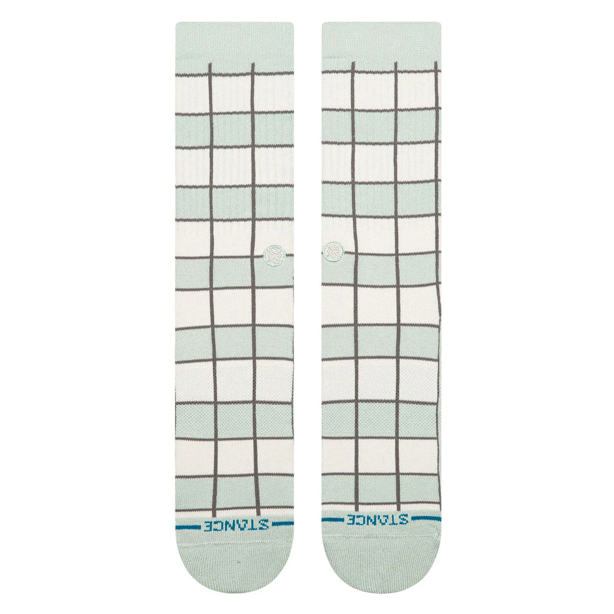 Stance Kitchen Tile Crew Socks - Light Blue - Image 2
