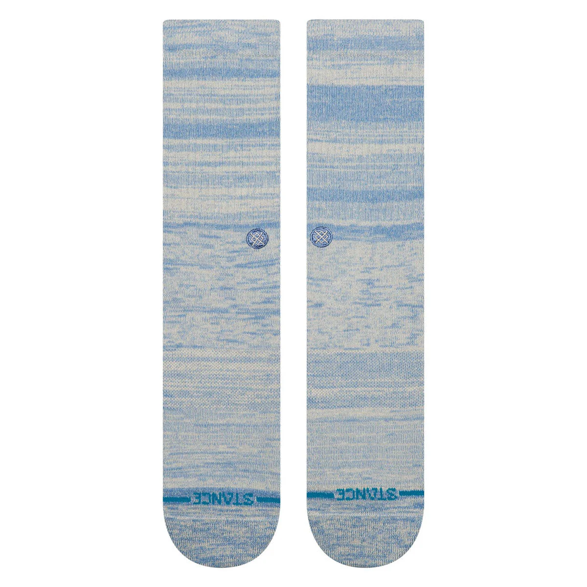 Stance Marled Crew Socks - Grey Blue - Image 2