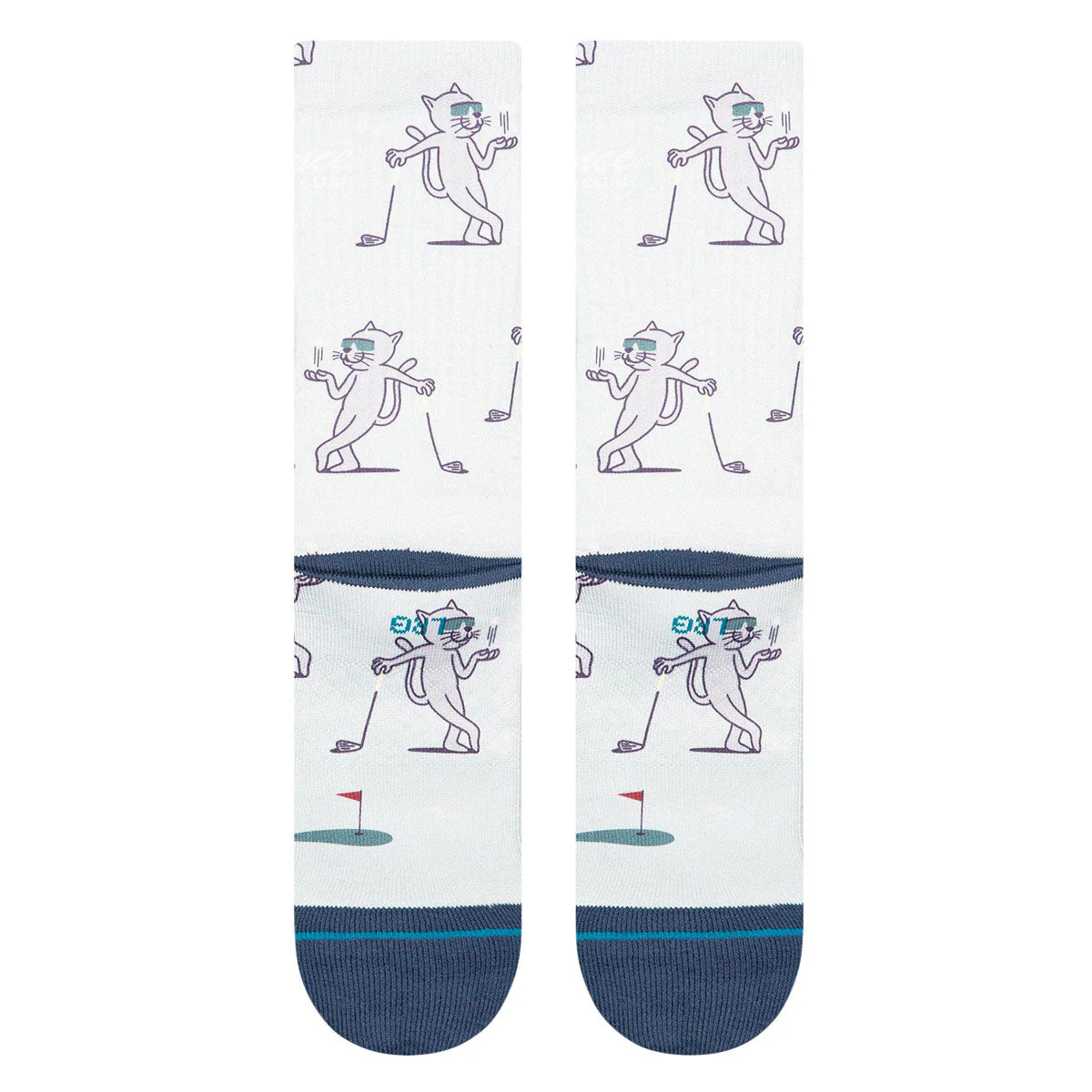 Stance Players Club Crew Socks - Green - Image 3