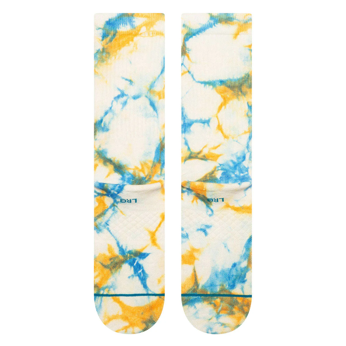 Stance Spotty Dye Crew Socks - Mango - Image 3