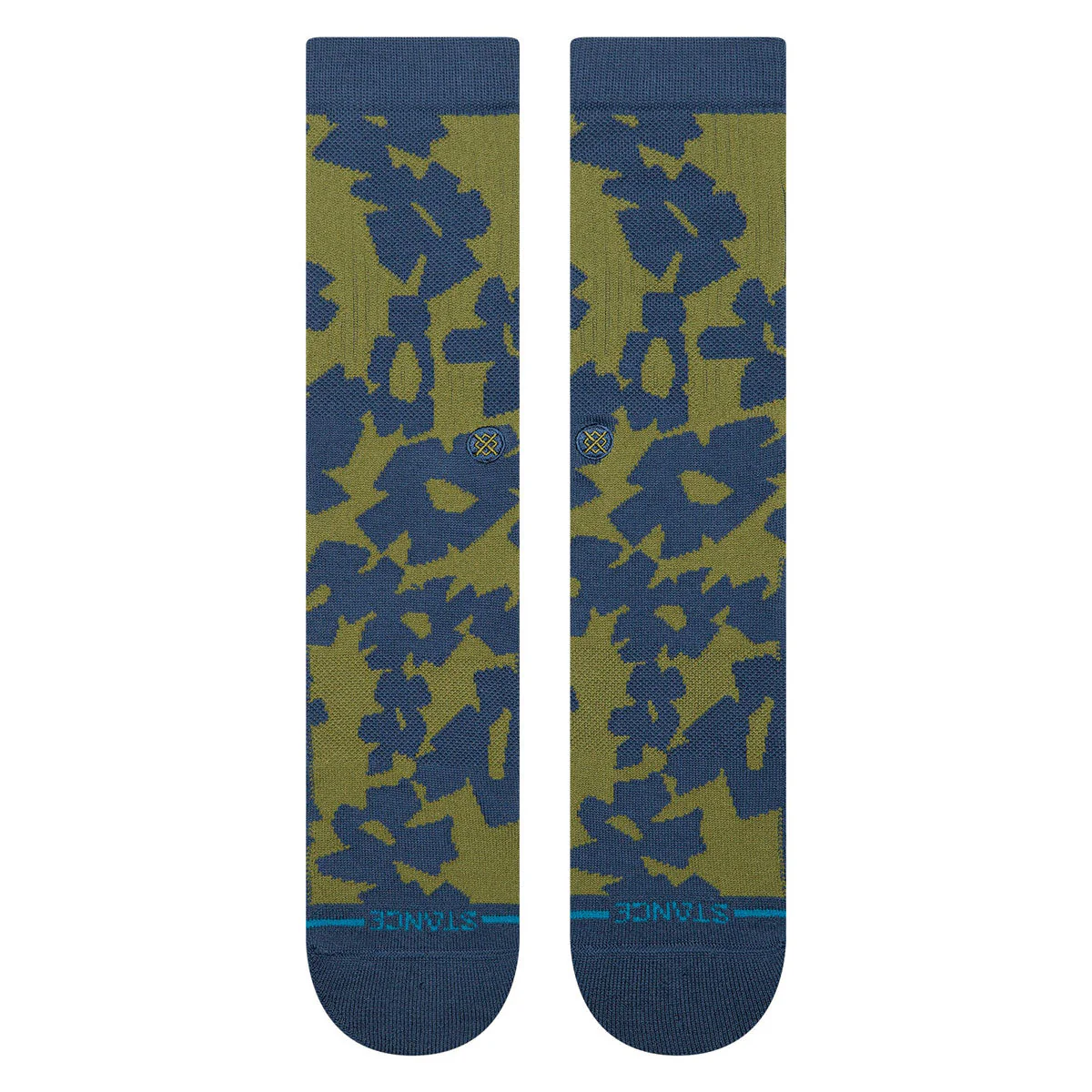 Stance Stomped Crew Socks - Olive - Image 2