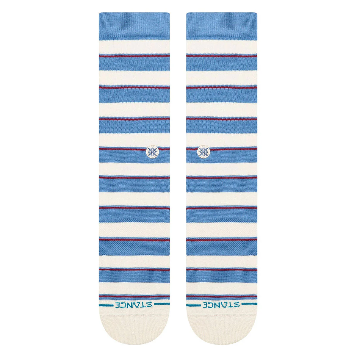 Stance Striped It Crew Socks - Capriblue - Image 2