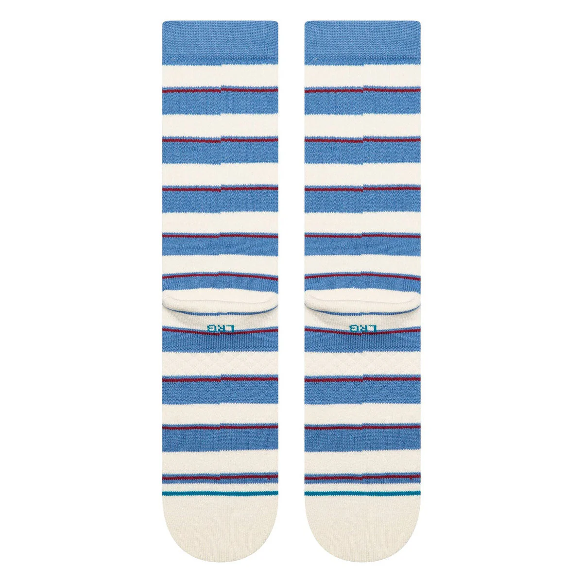 Stance Striped It Crew Socks - Capriblue - Image 3