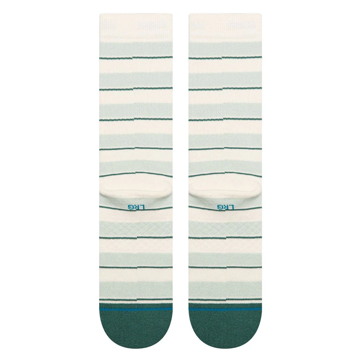 Stance Striped It Crew Socks - Teal - Image 3