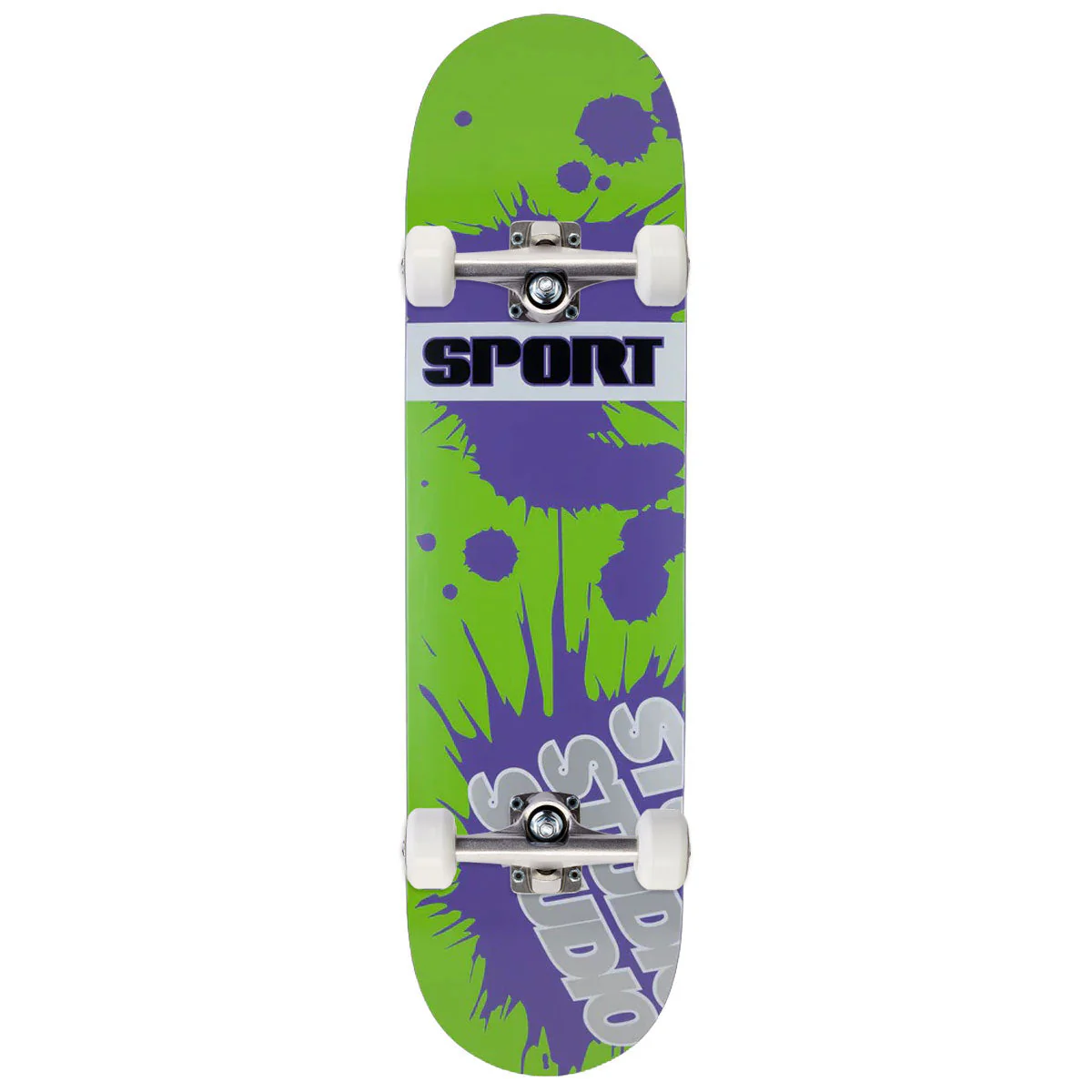 Studio Brraapp SSX Skateboard Complete - Lime/Purple - 8.375"