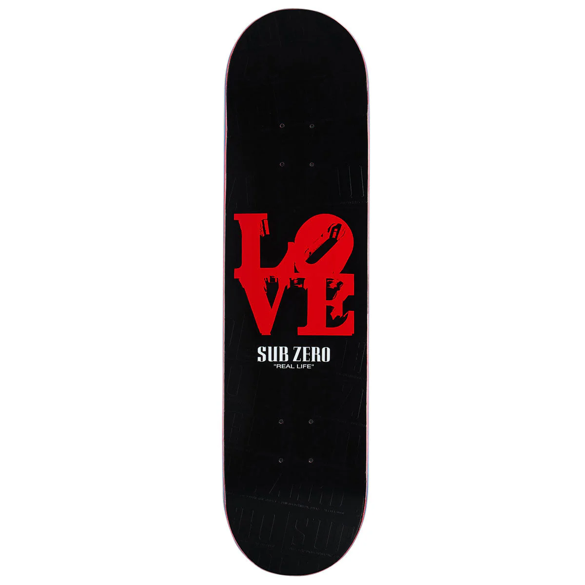 Sub Zero Love Park III EX7 Skateboard Deck - 8.00"