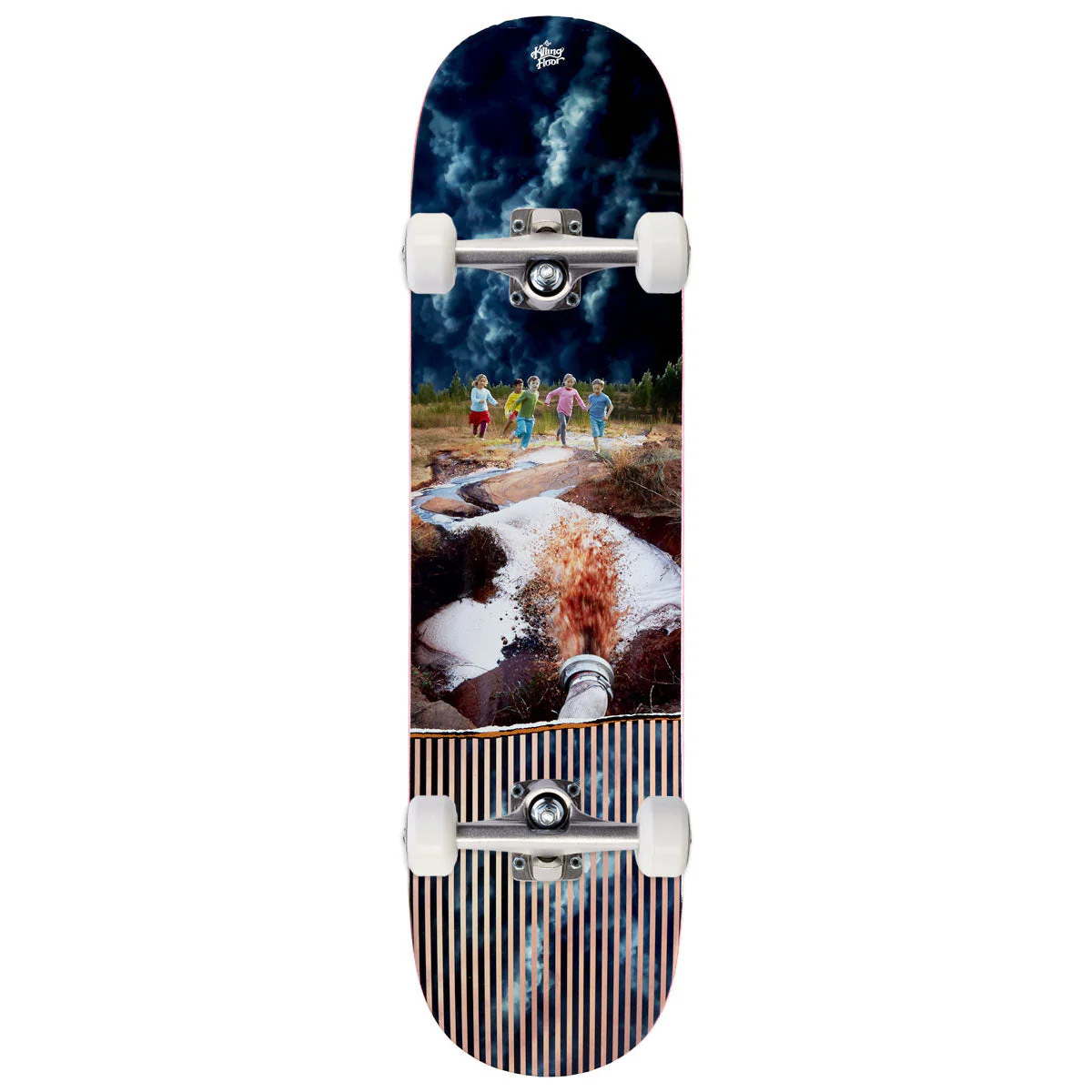 The Killing Floor Caution Kids At Play Skateboard Complete - 8.50"