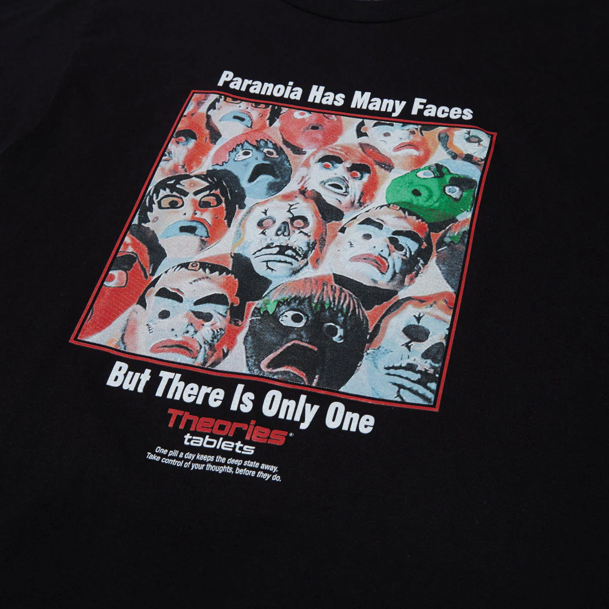 Theories Paranoia T-Shirt - Black - Image 2