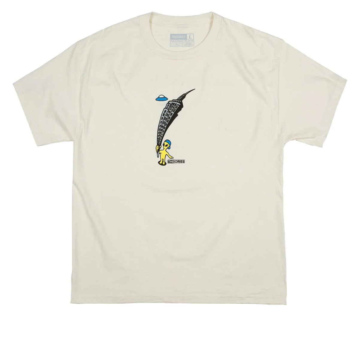 Theories Rave Kid T-Shirt - Cream