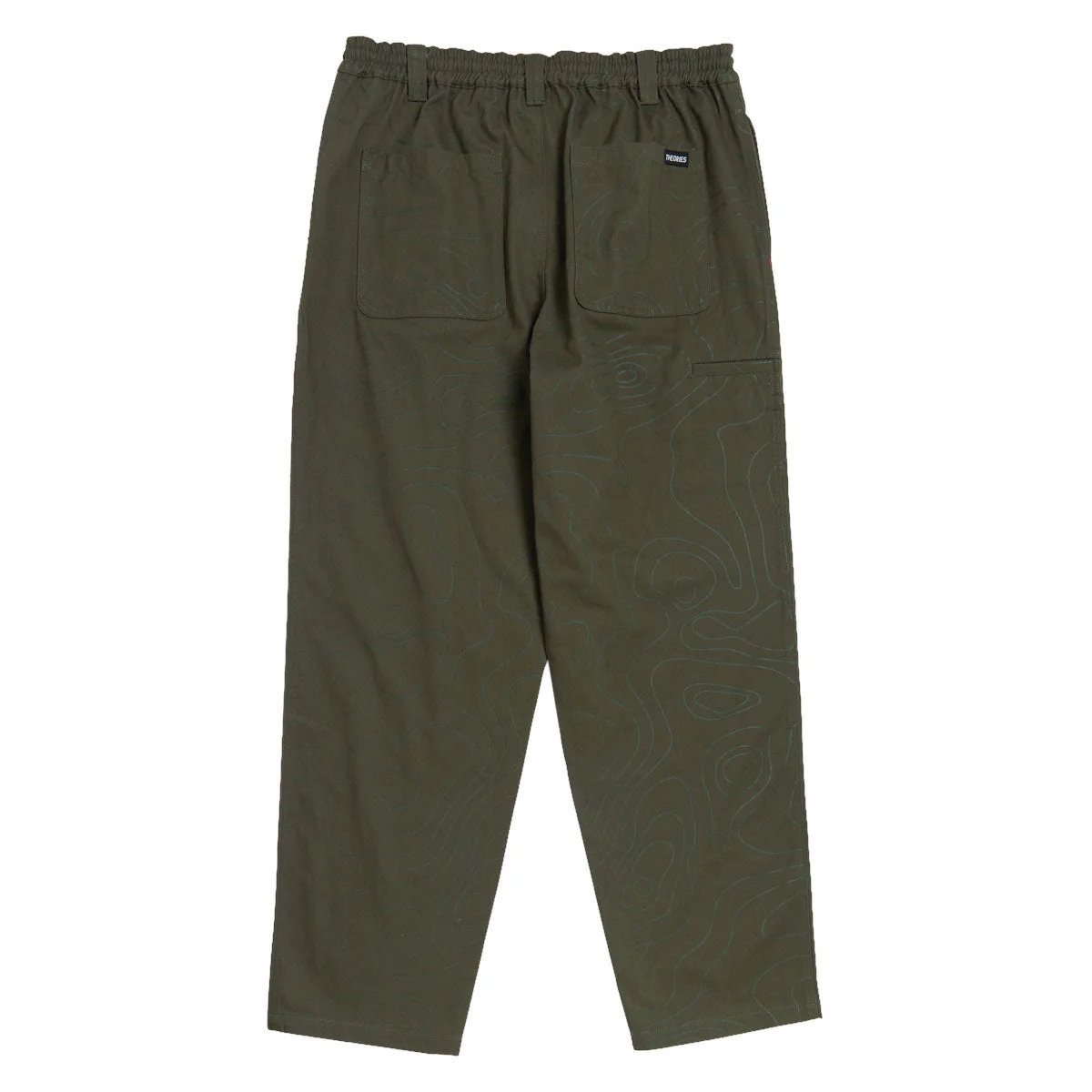 Theories Stamp Lounge Pants - Contour Green - Image 2