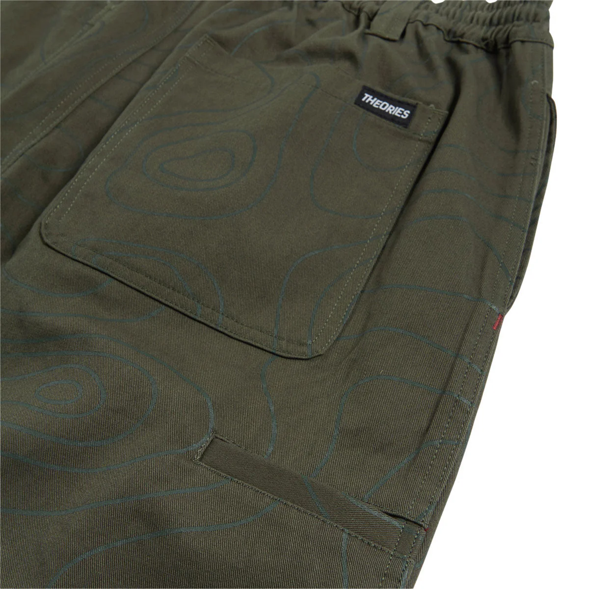 Theories Stamp Lounge Pants - Contour Green - Image 5