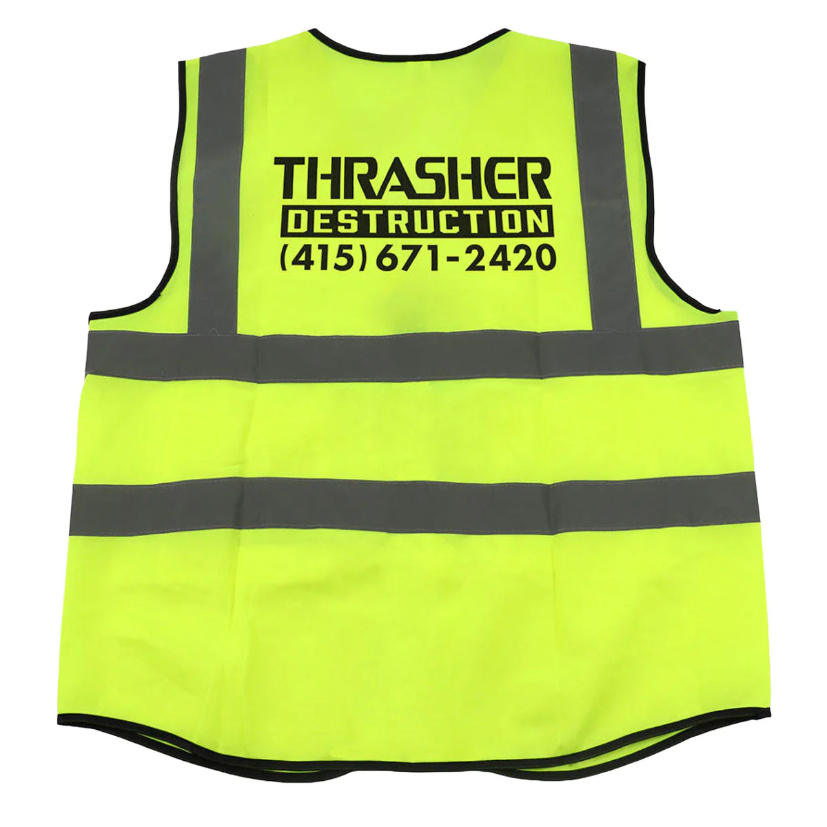 Thrasher Destruction Safety Vest - Safety Green - Image 2