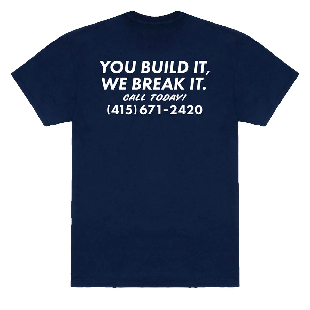 Thrasher Destruction T-Shirt - Navy - Image 2