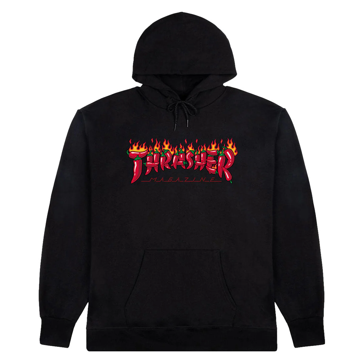 Thrasher Fuego Hoodie - Black