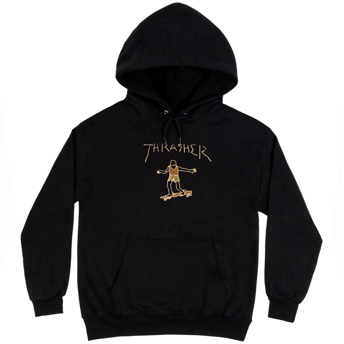 Thrasher Gonz Hoodie - Black/Brown