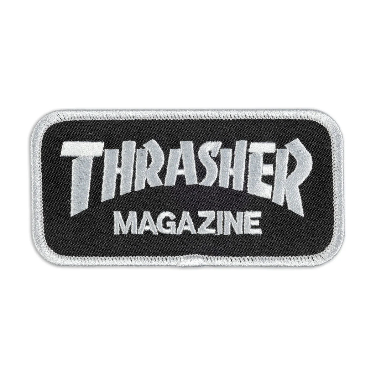 Thrasher Logo Patch - Black/Grey