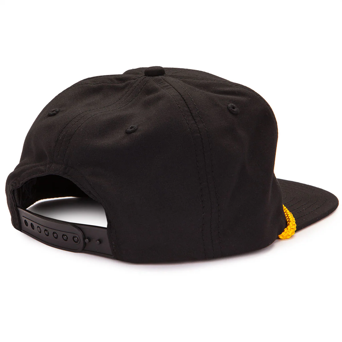 Thrasher Logo Rope Snapback Hat - Black - Image 2