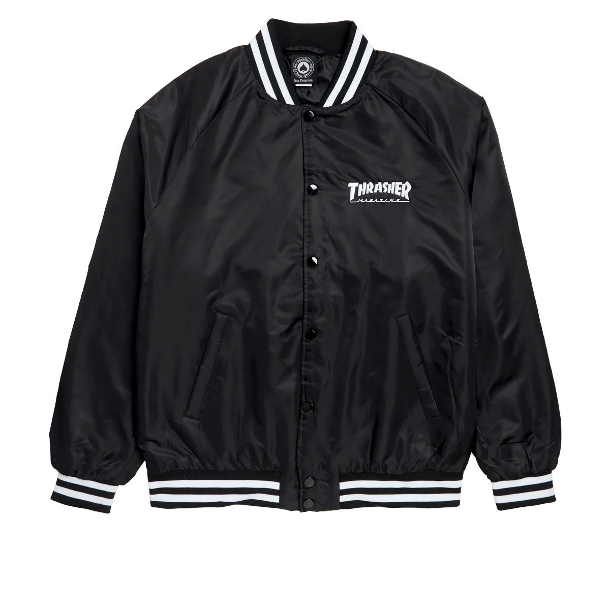 Thrasher Mag Logo Dugout Jacket - Black/White