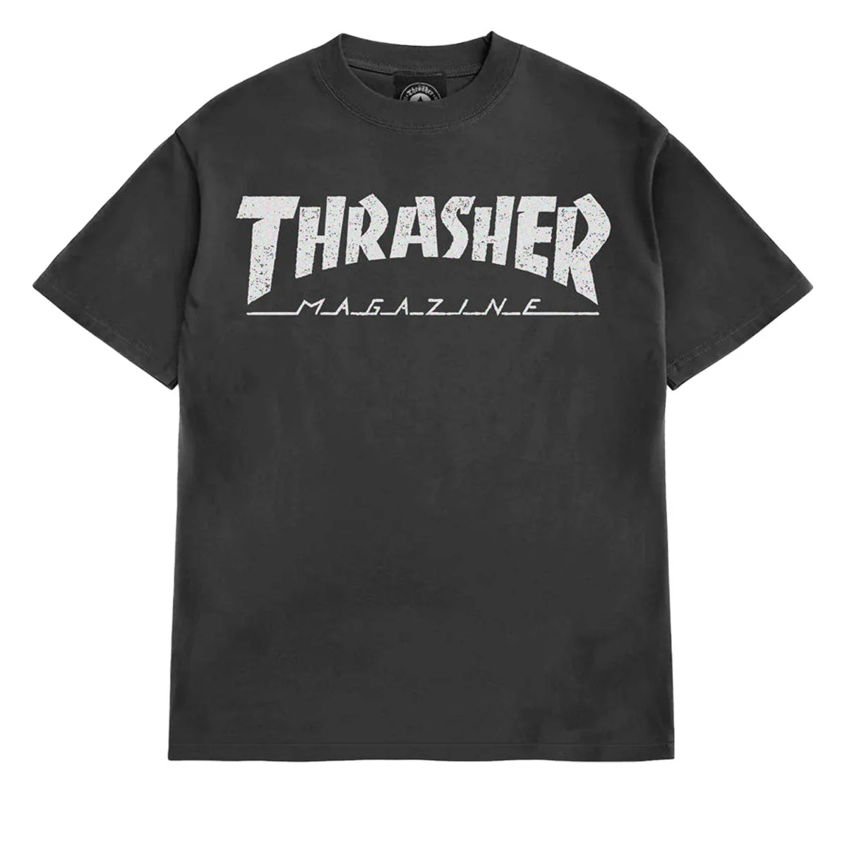 Thrasher Mag Logo Vintage T-Shirt - Black