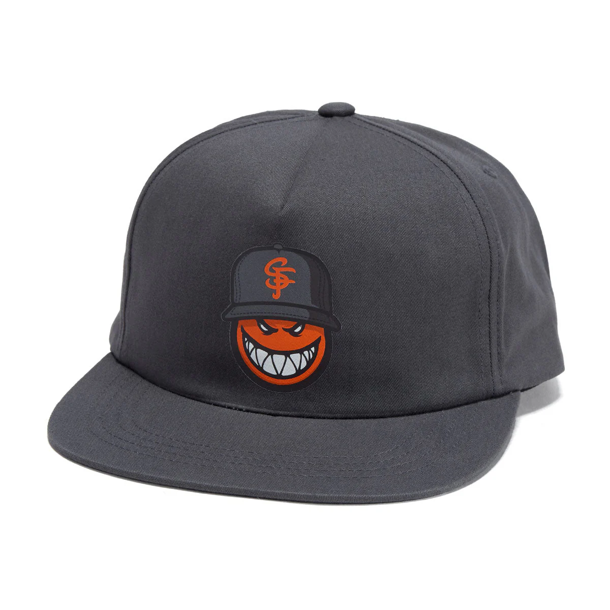 Thrasher x Spitfire SF Loc Snapback Hat - Charcoal
