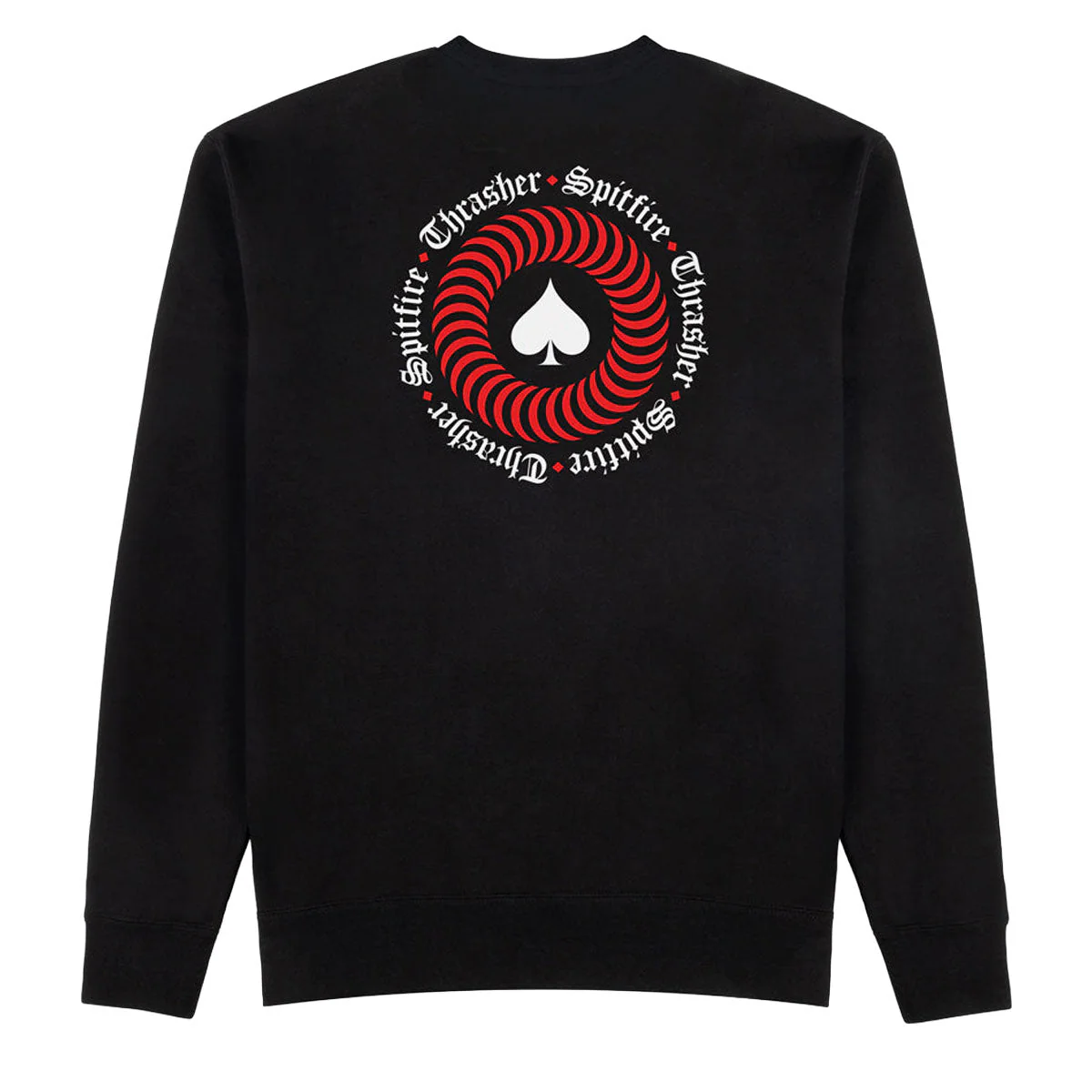 Thrasher x Spitfire The End Oath Sweatshirt - Black - Image 2