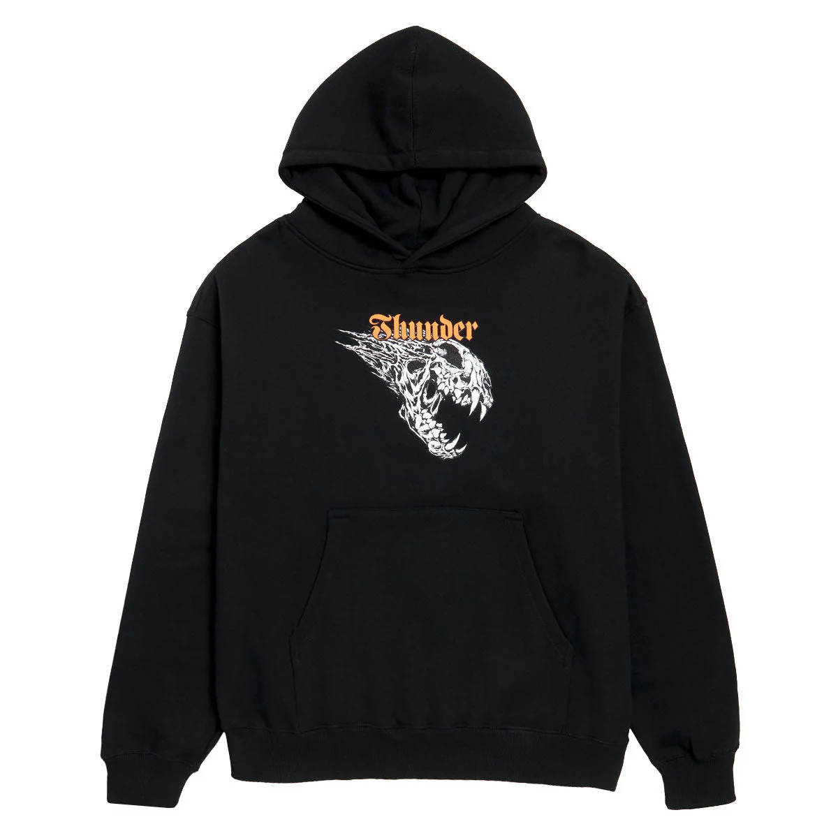 Thunder Screaming Banshee Hoodie - Black/Black/White/Orange