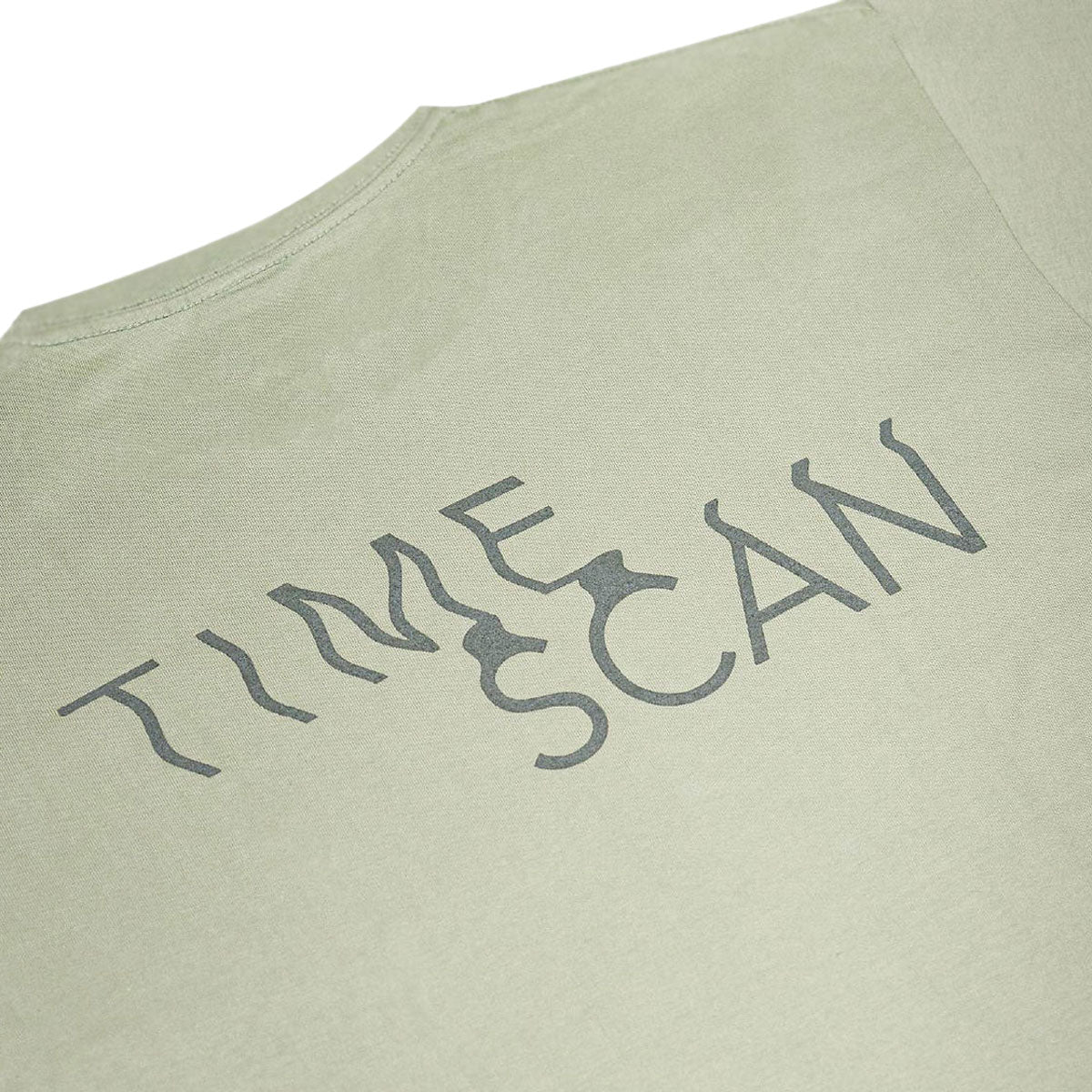 Timescan Logo T-Shirt - Sage Green - Image 4
