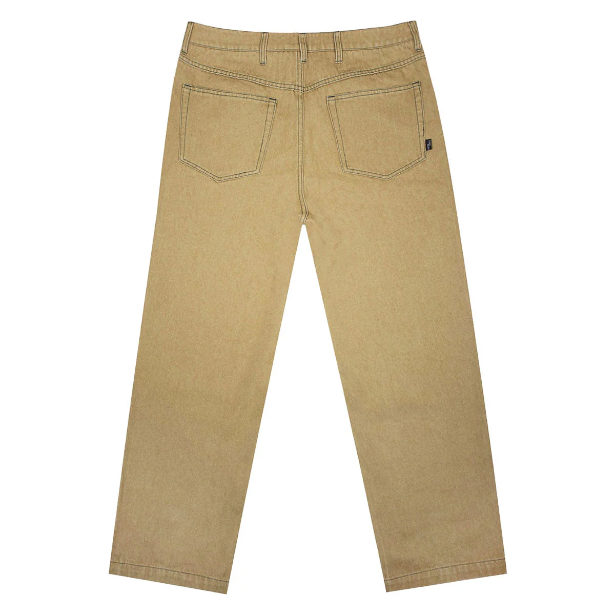 Timescan Relaxed Denim Jeans - Khaki - Image 2