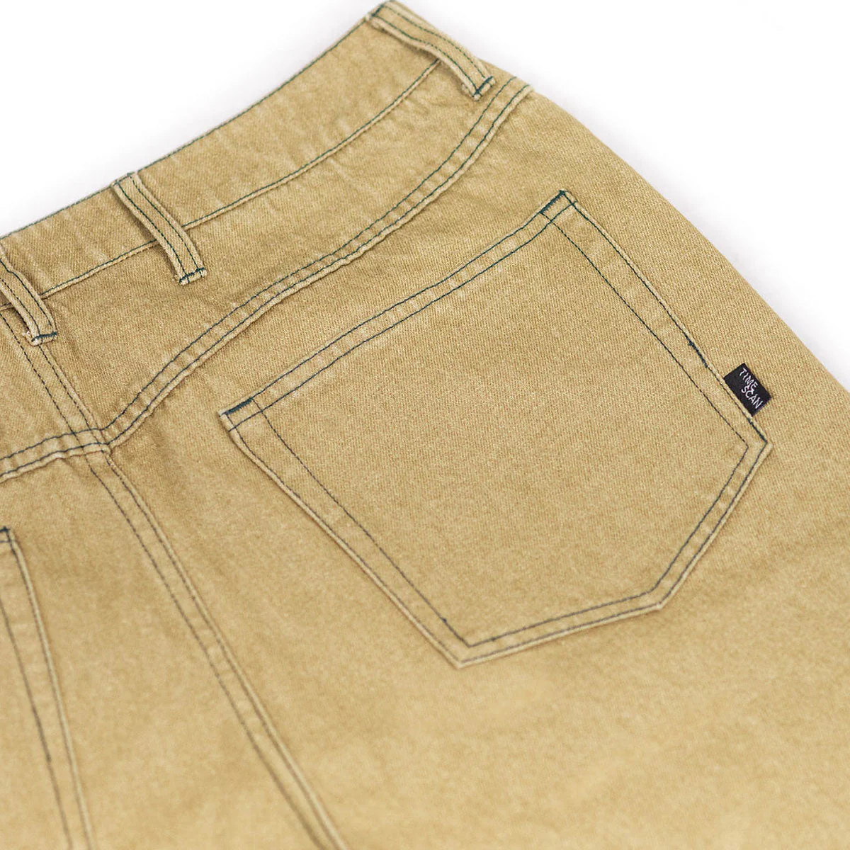 Timescan Relaxed Denim Jeans - Khaki - Image 5