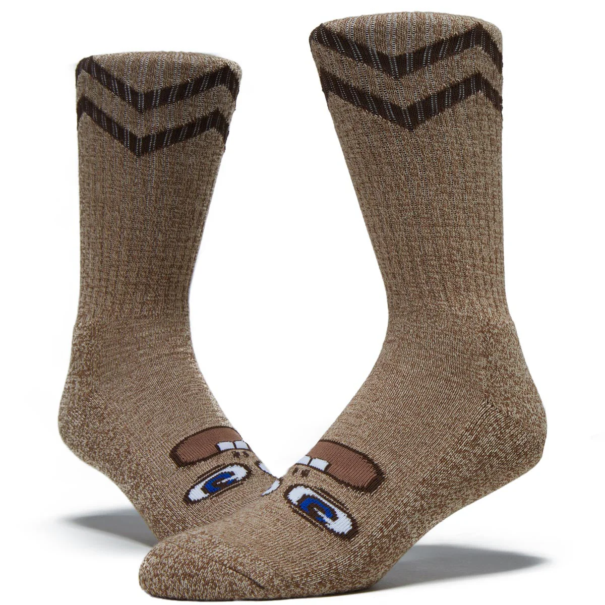 Toy Machine Betard Fooser Socks - Heather Brown - Image 2