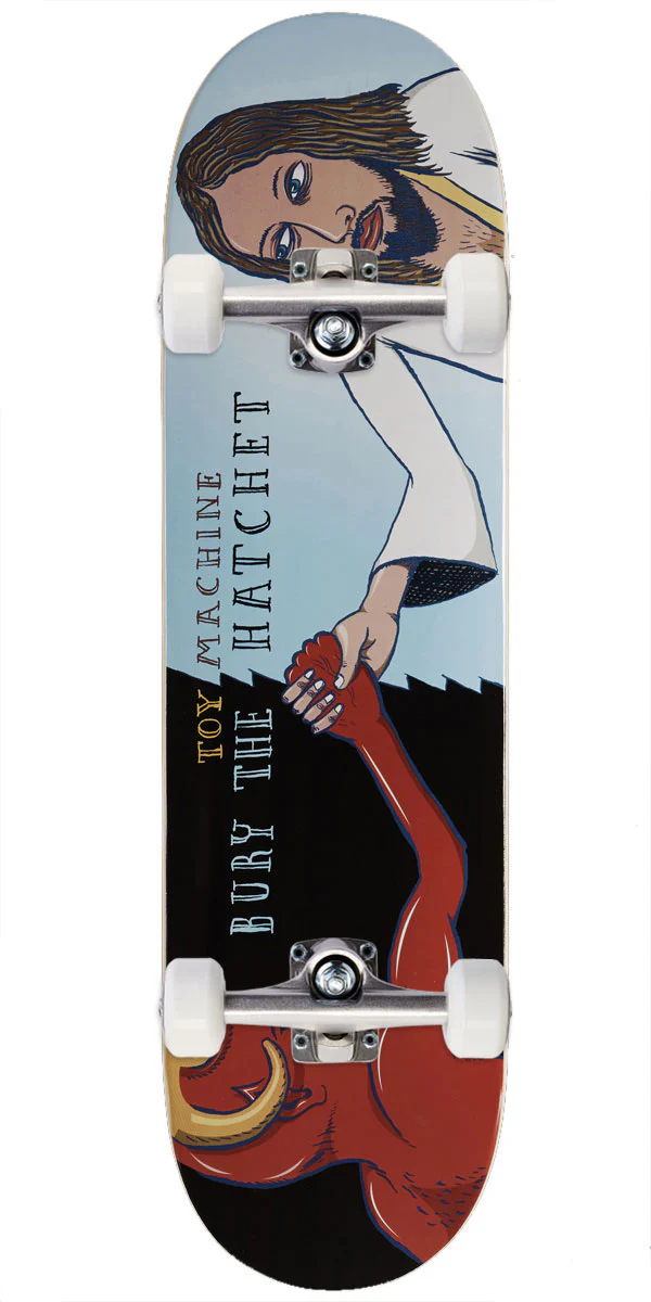 Toy Machine Bury The Hatchet Skateboard Complete - 8.50"