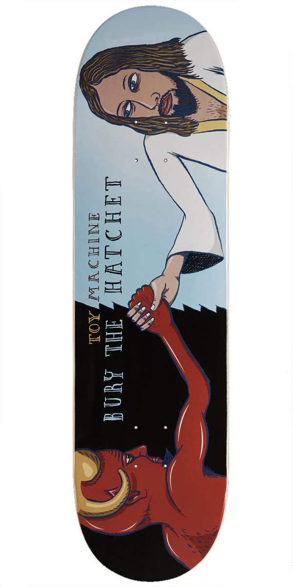 Toy Machine Bury The Hatchet Symmetrical Skateboard Deck - 8.50"