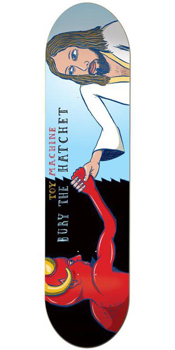 Toy Machine Bury The Hatchet Symmetrical Skateboard Deck - 8.25"