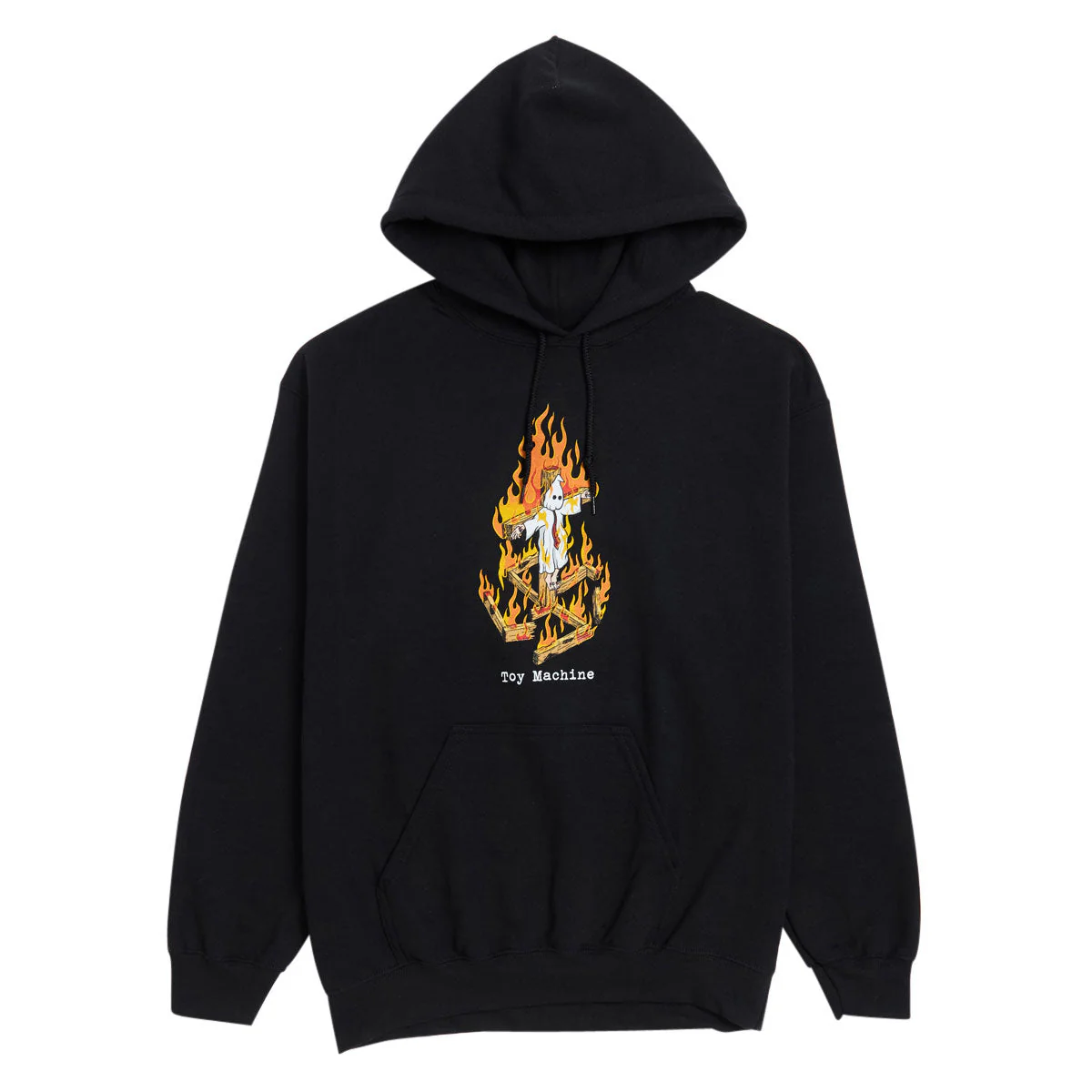 Toy Machine Charred Cross Hoodie - Black