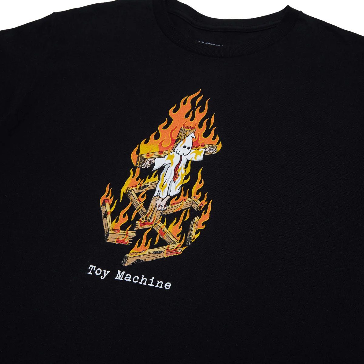 Toy Machine Charred Cross II T-Shirt - Black - Image 2