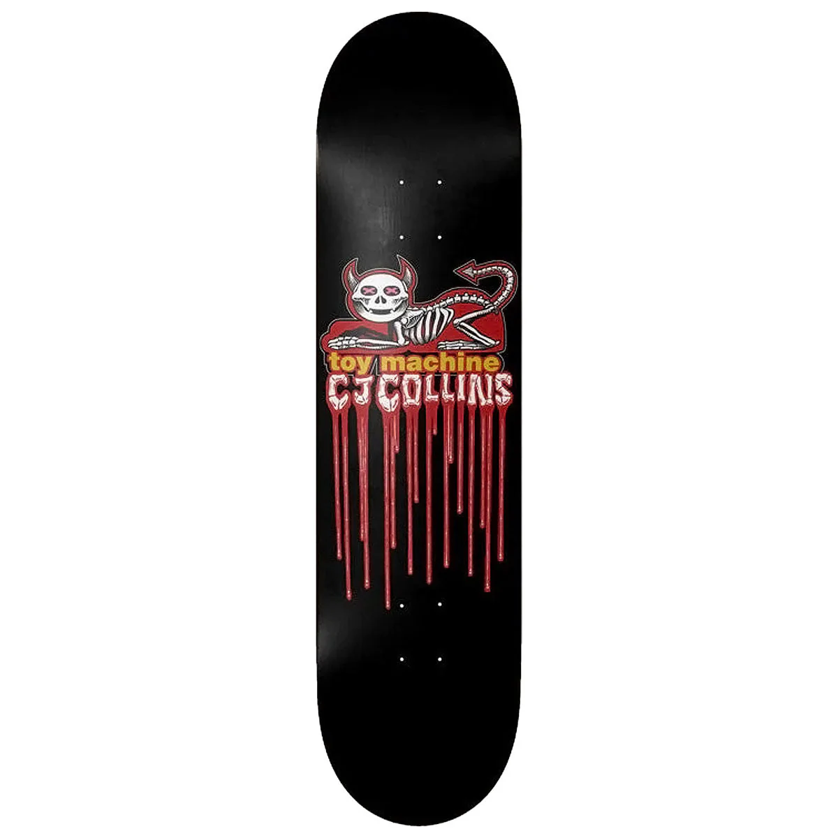 Toy Machine Collins Devil Cat Skateboard Deck - 8.25"