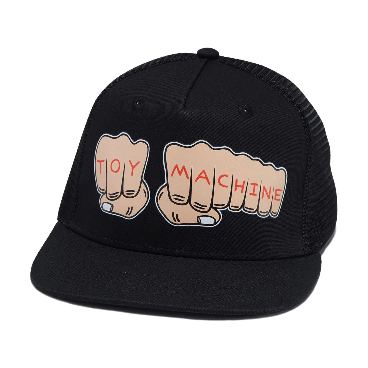 Toy Machine Fists Mesh Hat - Heather Black