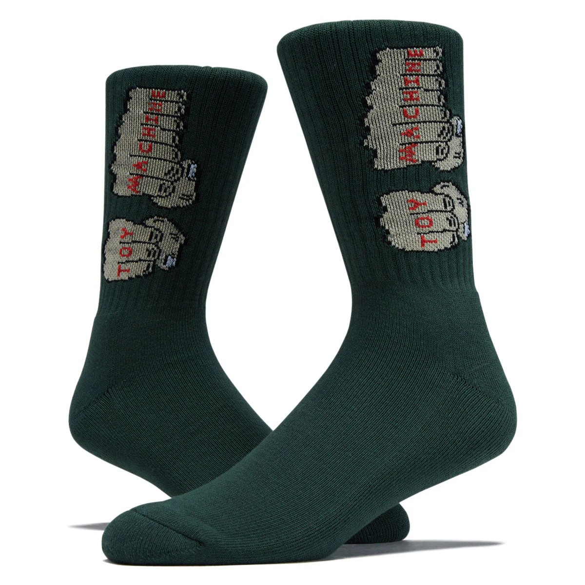 Toy Machine Fists Socks - Forest - Image 2