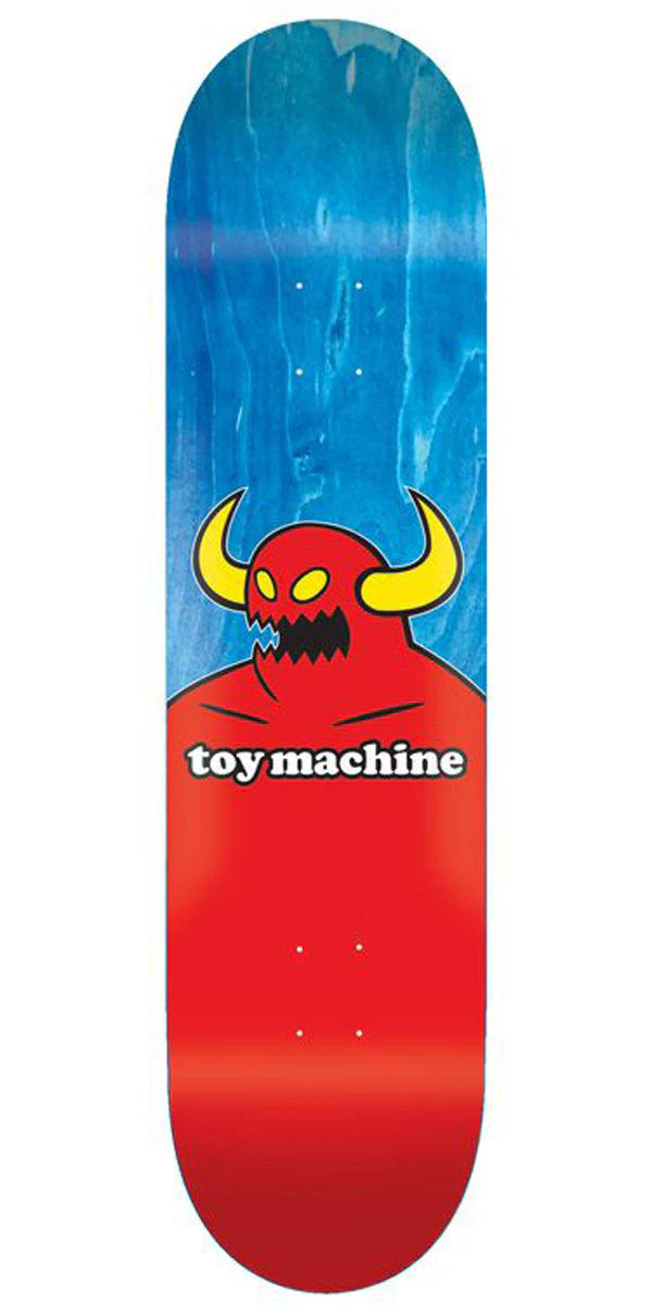 Toy Machine Monster Mini Skateboard Deck - Assorted Stains - 7.38"
