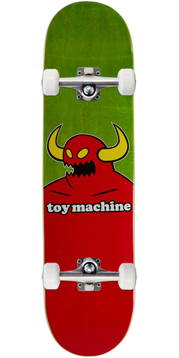Toy Machine Monster Skateboard Complete - Assorted Stains - 7.75"