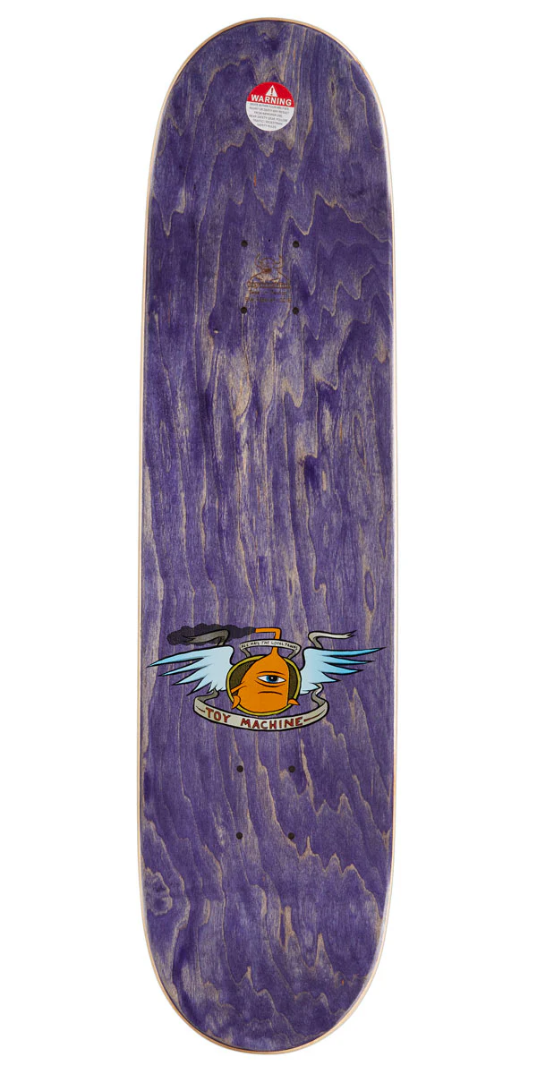 Toy Machine Monster Skateboard Deck - Assorted Stains - 8.00"