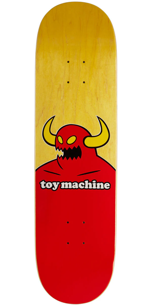 Toy Machine Monster Skateboard Deck - Assorted Stains - 8.50"
