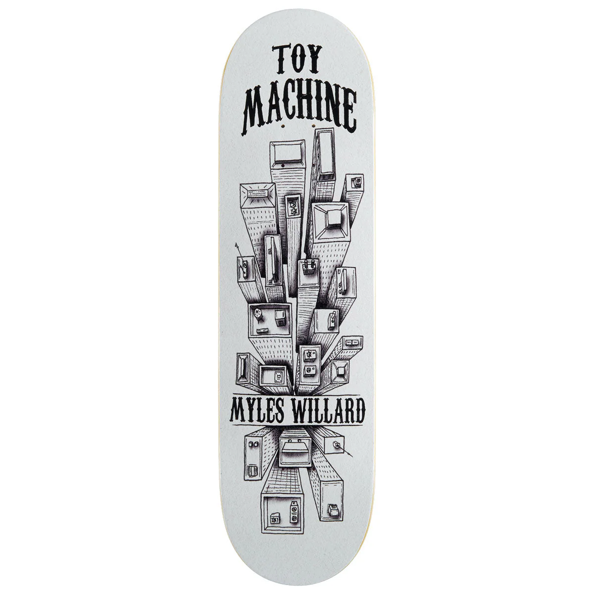 Toy Machine Willard City Skateboard Deck - 8.38"