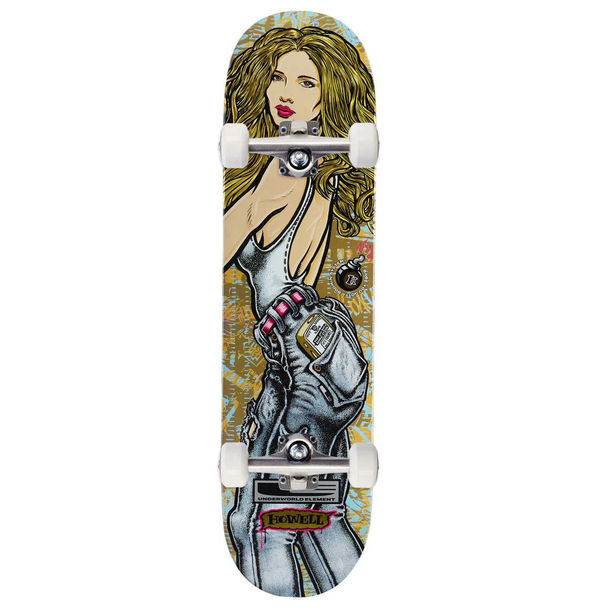 Underworld Element Howell Boomin System EX7 Skateboard Complete - 8.25"