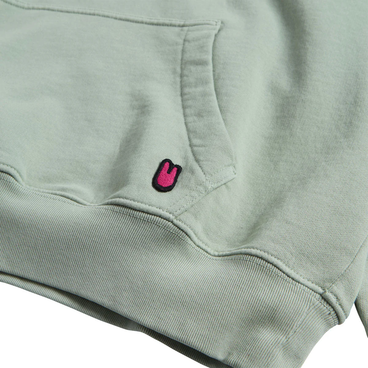 Unless Essentials Hoodie - Silt Green Washed - Image 2