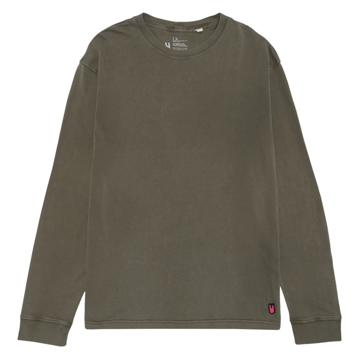 Unless Essentials Long Sleeve T-Shirt - Olive Washed